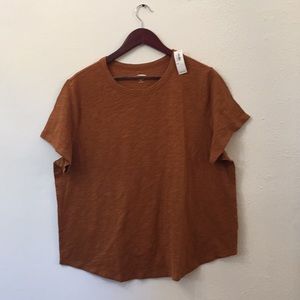 NWT Old Navy Rust Everywear Scoopneck Tee